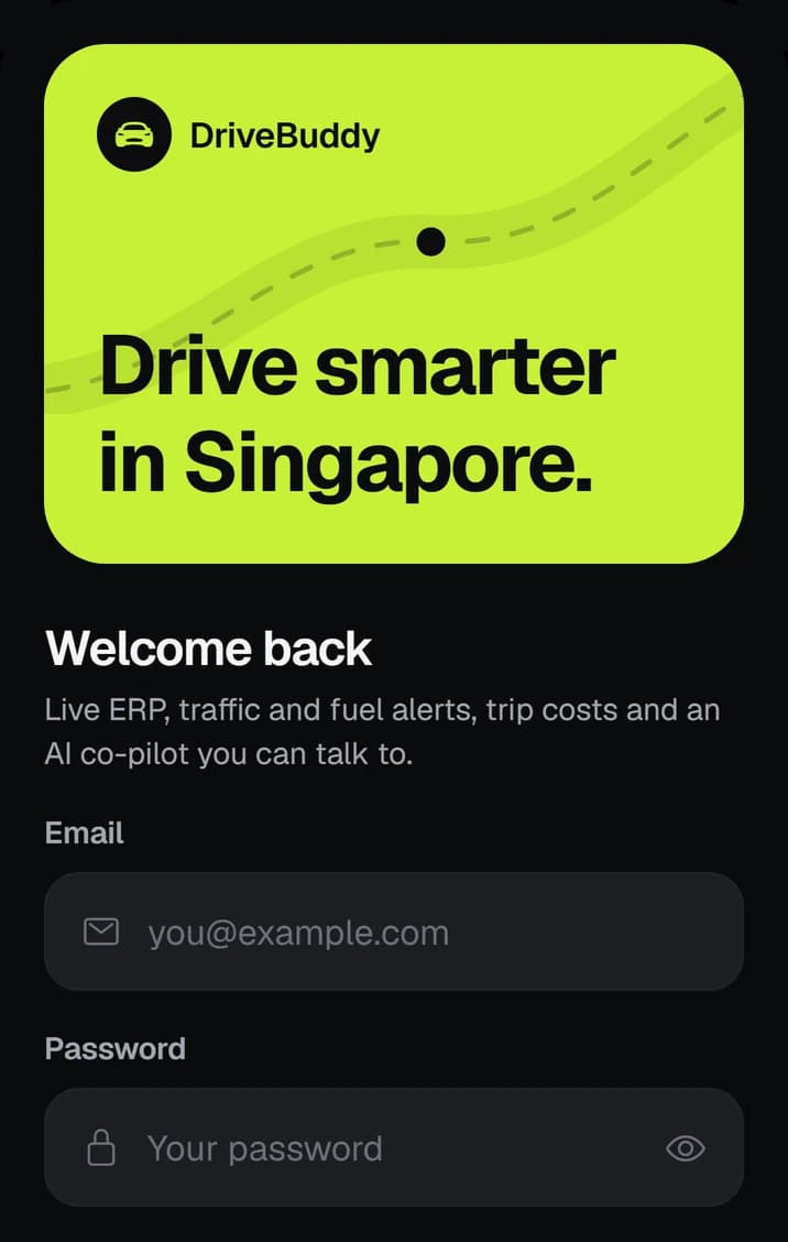 DriveBuddy screenshot